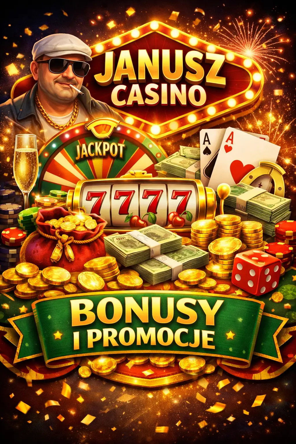 Janusz Casino Bonus 2026 — 30 DS Bez Depozytu i Pakiet do 1 250 PLN